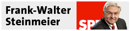Banner: Internetauftritt von Frank Walter Steinmeier